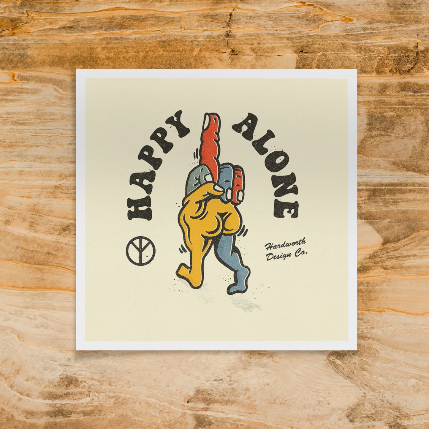 Happy Alone - Print