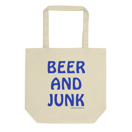 Beer and Junk - Eco Tote Bag (Natural)