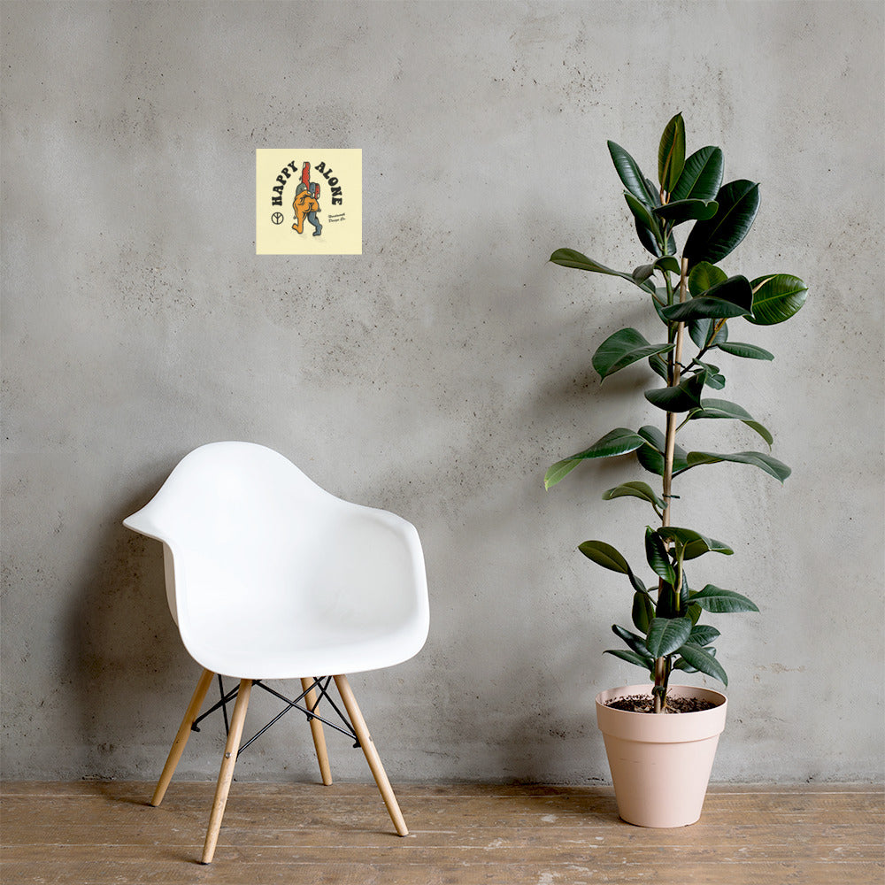 Happy Alone - Print