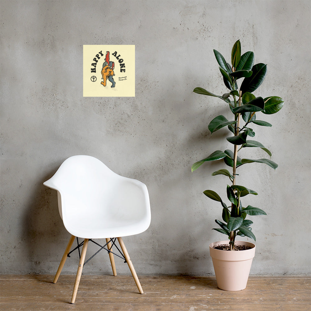 Happy Alone - Print