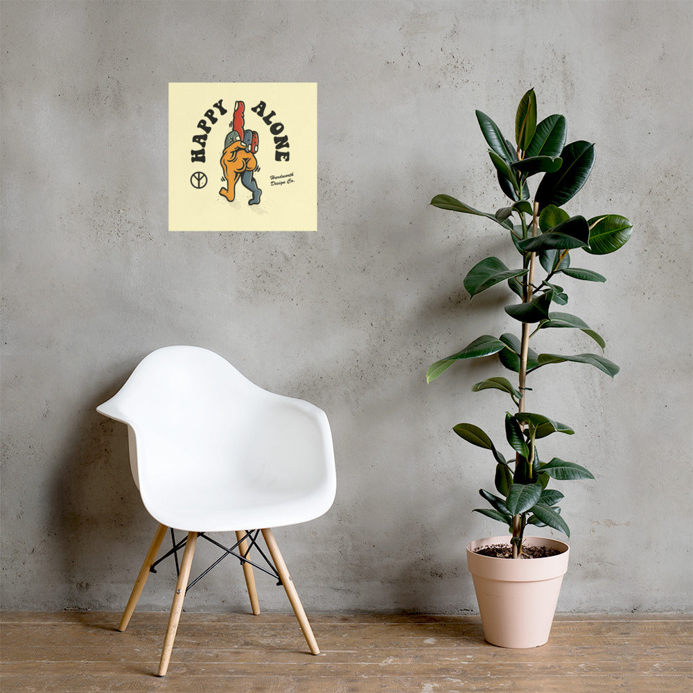 Happy Alone - Print