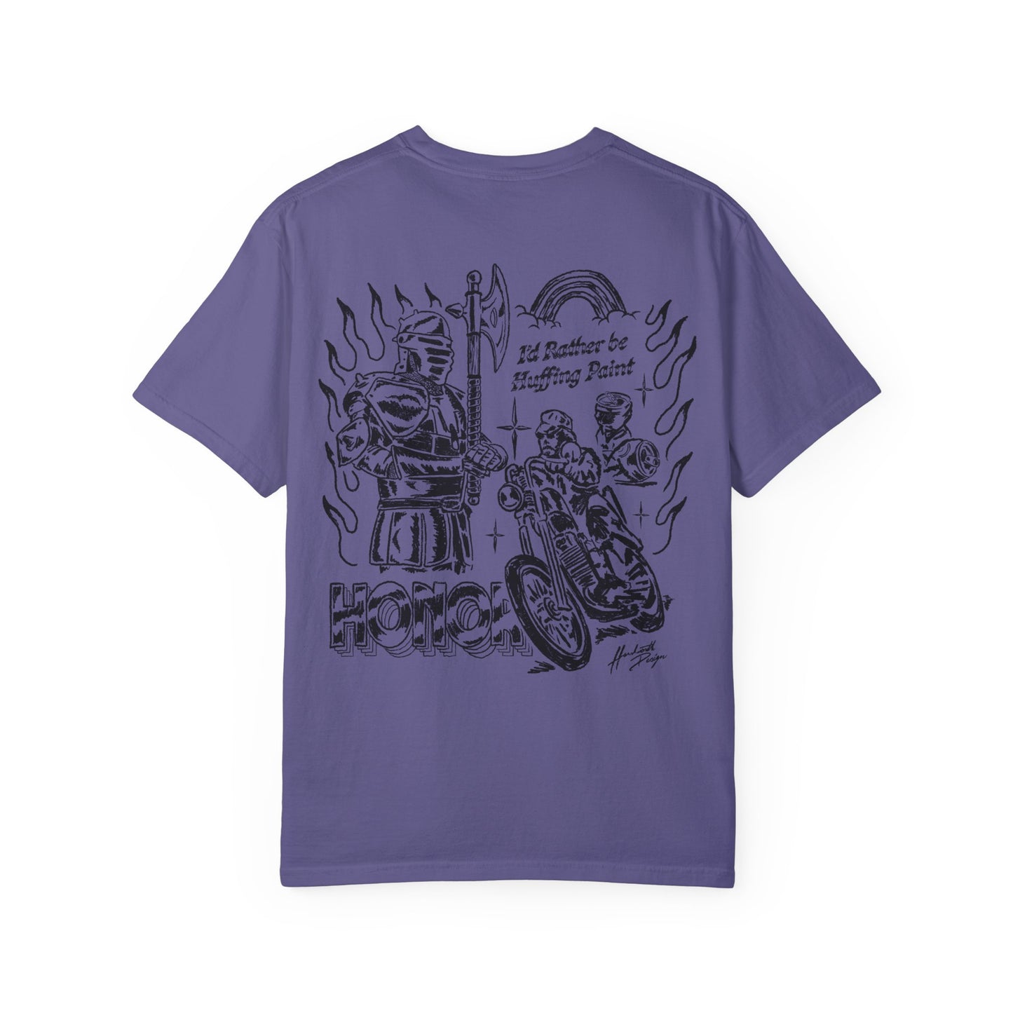 Paint Huffer - Unisex Garment-Dyed T-shirt