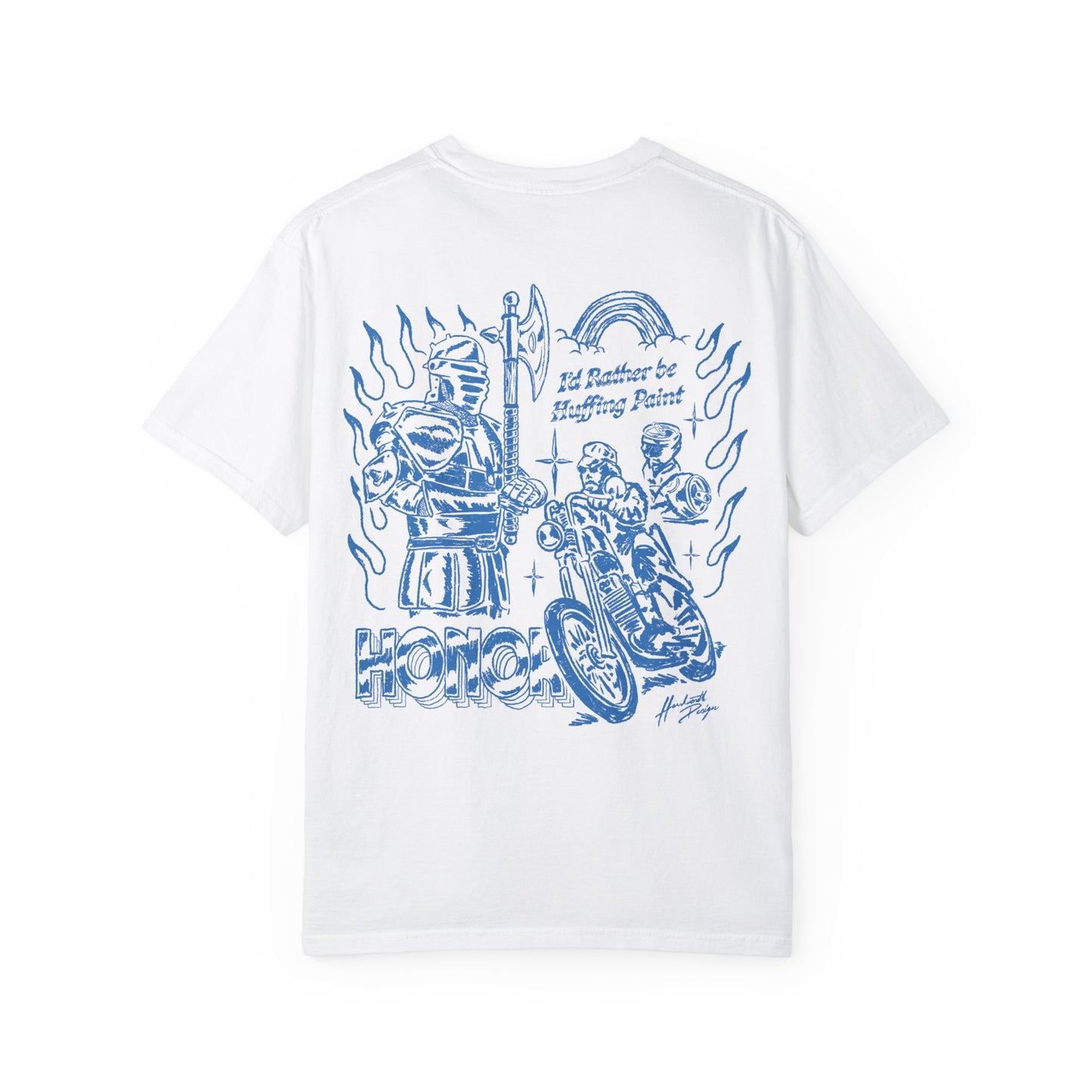 Paint Huffer - Unisex Garment-Dyed T-shirt