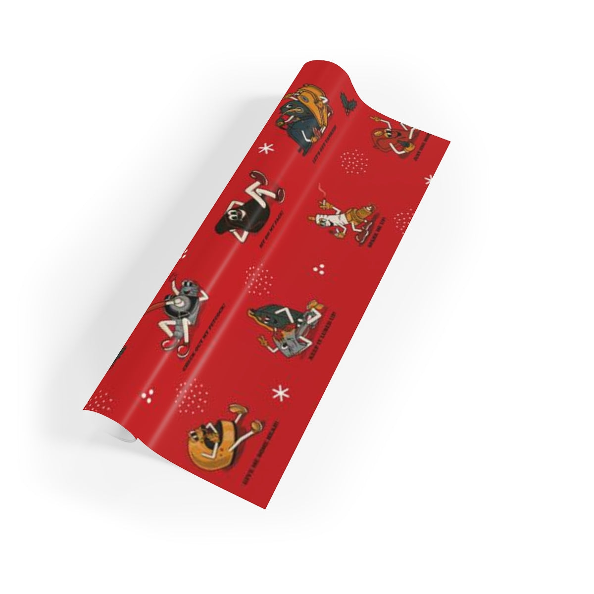 Moto Mascot Wrapping Paper - Red