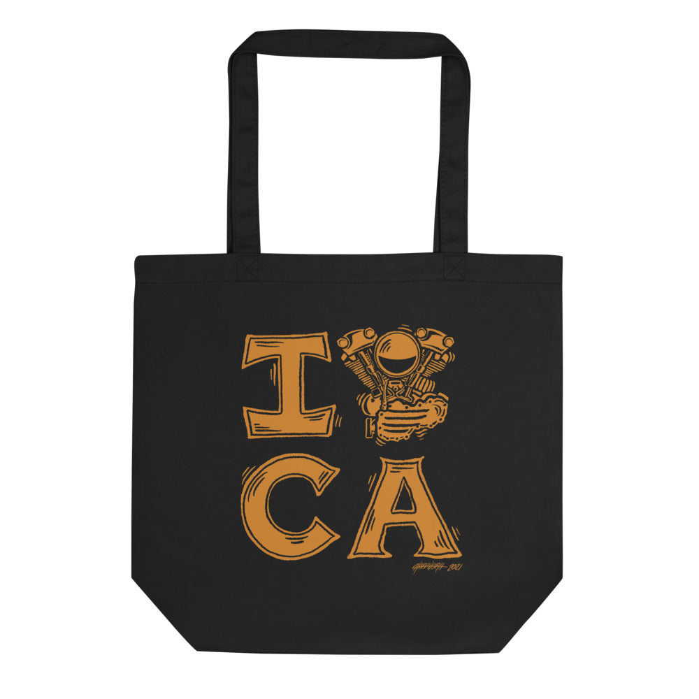 California Knucklehead - Eco Tote Bag (Black)